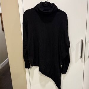 Women's Black Turtleneck Sweater
